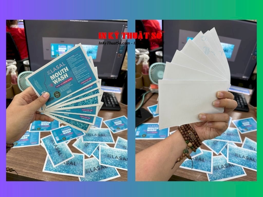 Giá in decal - in Sticker - in nhãn dán từ công ty in hơn 15 năm kinh nghiệm in tem nhãn