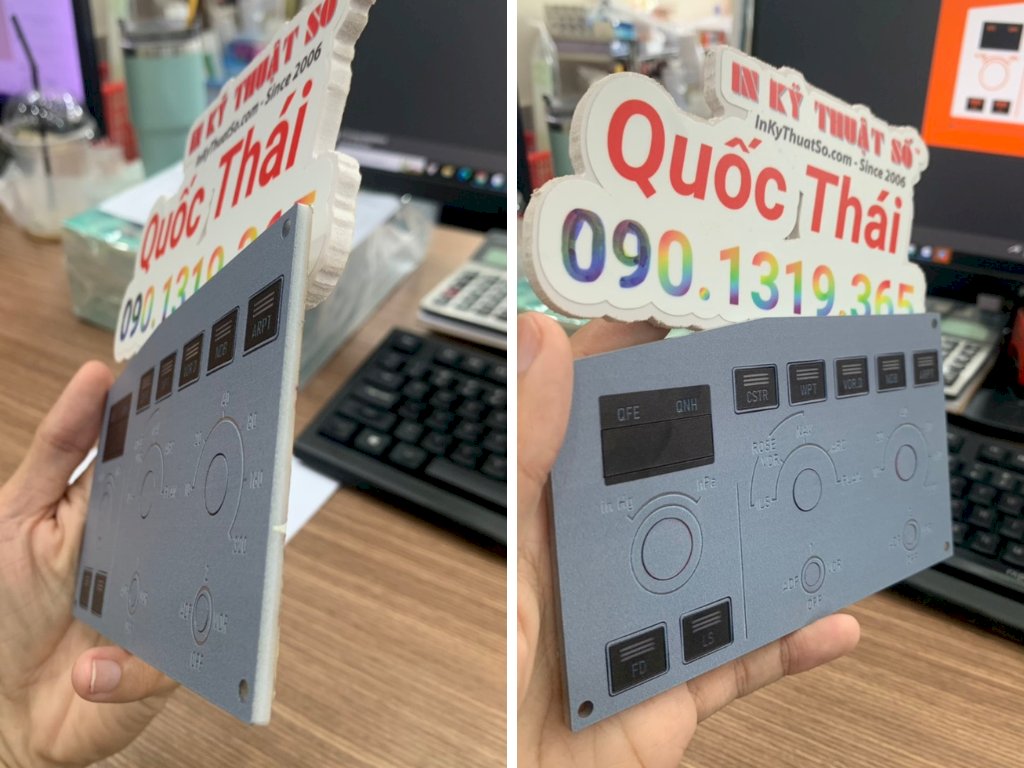 Báo giá in nameplate tủ điện - Xưởng in tem mica tủ điện giá rẻ TPHCM
