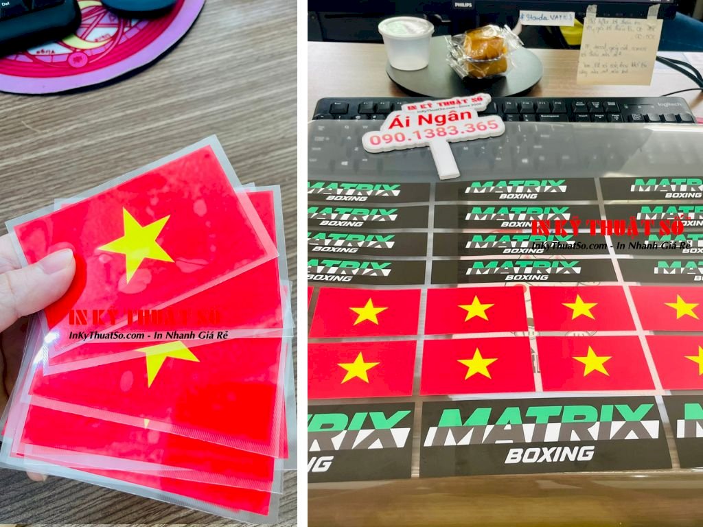 In Decal nhiệt - Logo Decal ép thun, áo bóng đá giá rẻ