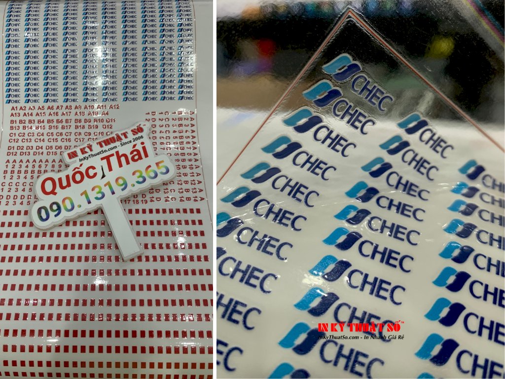 in tem nhãn chống giả mỹ phẩm decal nhựa chống nước