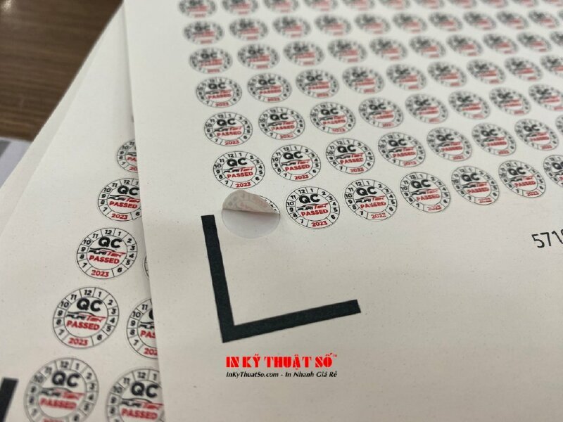 In Decal vỡ - In tem vỡ, tem bảo hành giá rẻ tại TPHCM