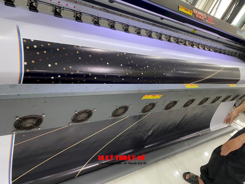In backdrop sự kiện công ty, backdrop in hiflex đế xám 3.8zem (bạt dày 0.38mm) - INKTS873 - Ảnh: 2