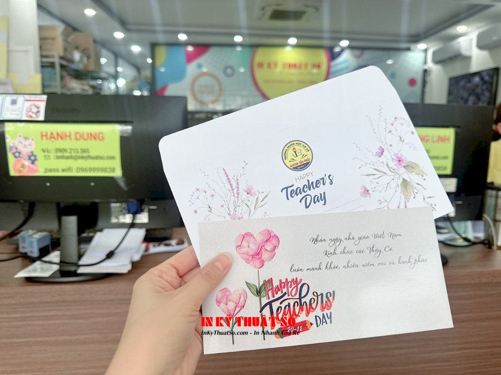 In bao thư số lượng ít TPHCM