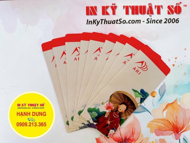 Báo giá in bao lì xì cho shop, công ty, doanh nghiệp, hội nhóm, cá nhân TPHCM