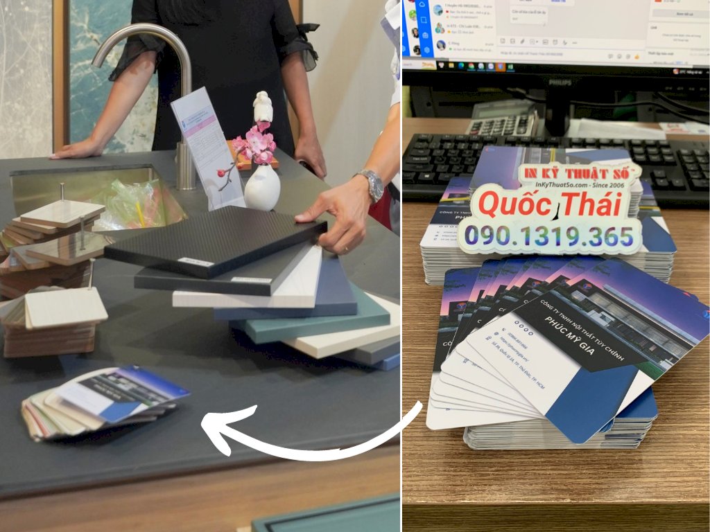 In bìa nhựa cứng quyển Palette màu chất liệu nội thất, bìa nhựa PVC ...