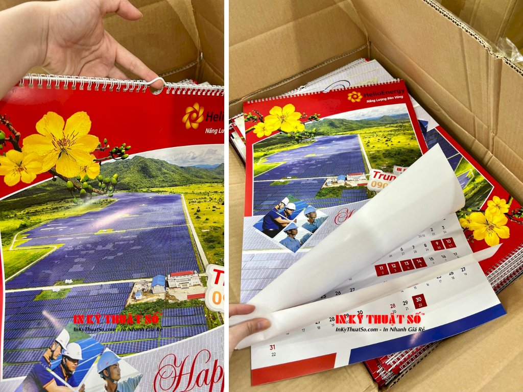 Thiết kế lịch treo tường theo chủ đề cho công ty, doanh nghiệp, cơ quan, đoàn hội TPHCM