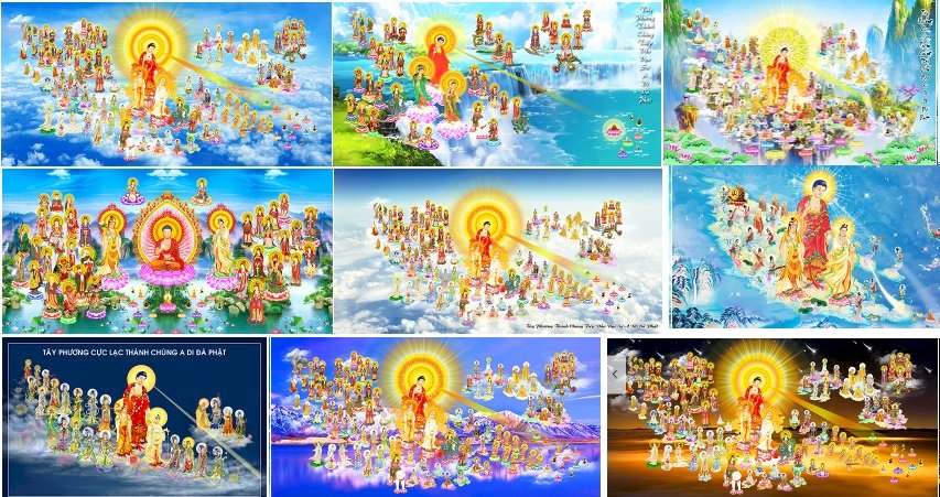 Tải tranh Tây Phương Tiếp Dẫn đẹp, chất lượng cao