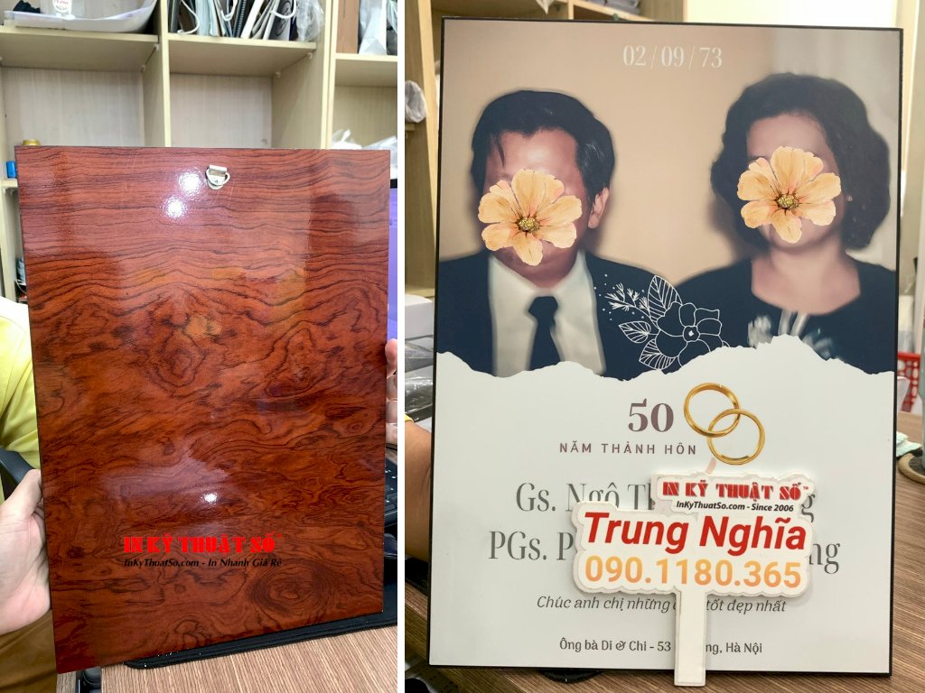 In ảnh ép gỗ giá rẻ TPHCM