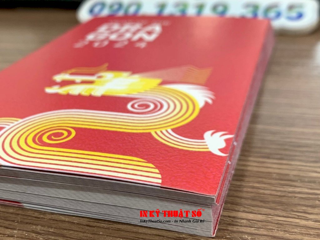 In thiệp chúc mừng năm mới bằng tiếng Anh, in thiệp Tết giấy mỹ thuật K04 Koehler - INKTS1164