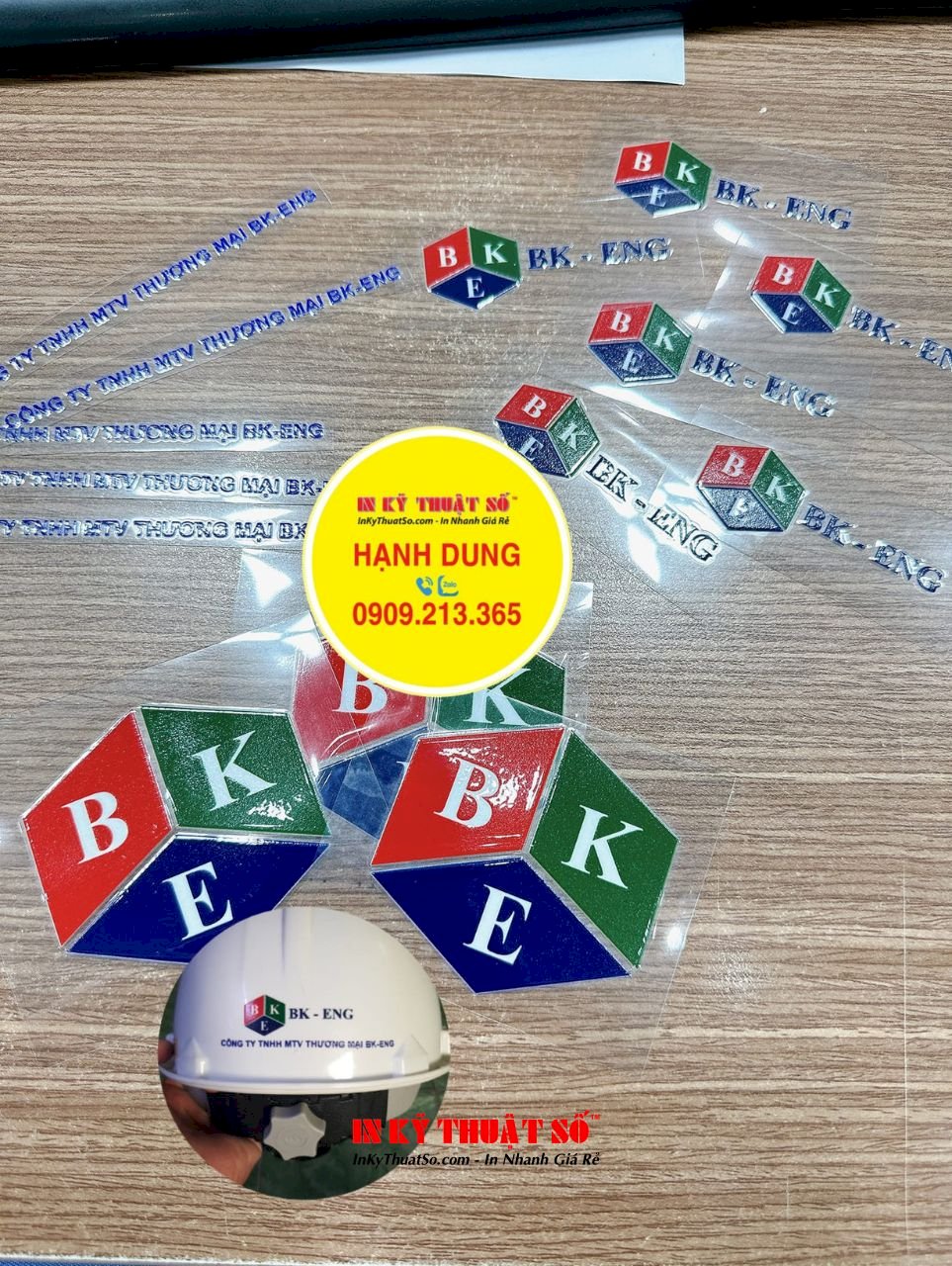 In hình ảnh lên nón