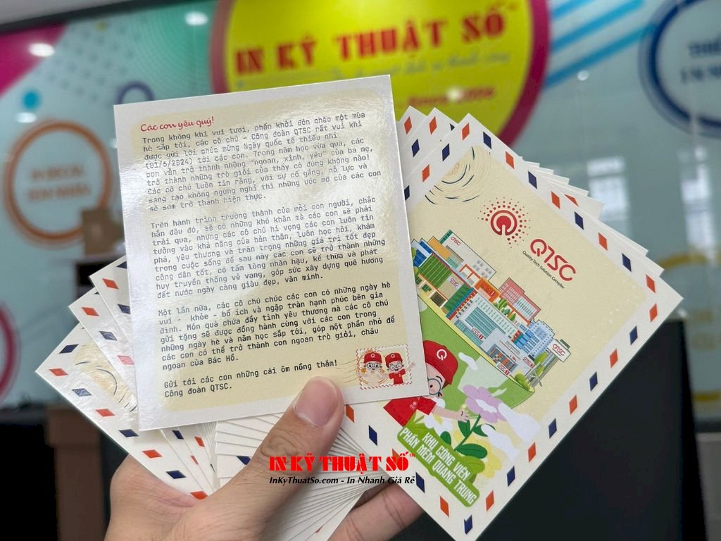 In thiệp số lượng ít TPHCM