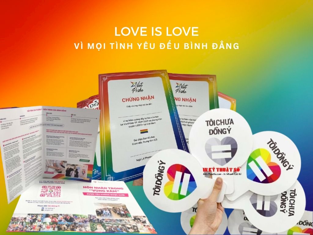 Dịch vụ in ấn đồng hành cùng cộng đồng LGBT