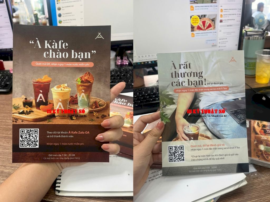 In tờ rơi giá rẻ, in tờ rơi số lượng ít giá rẻ TPHCM