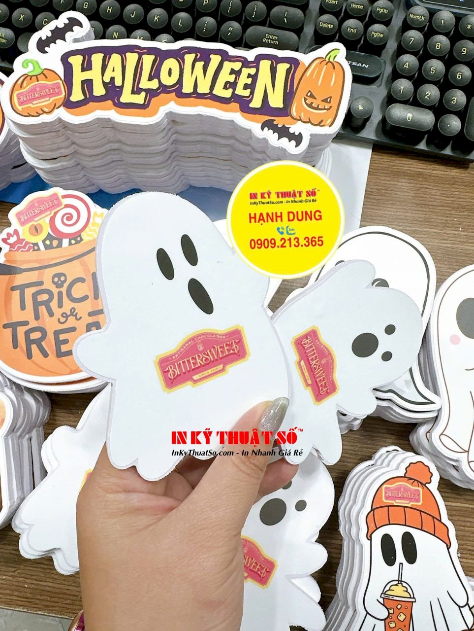 In mô hình PP Formax Halloween pumpkin bí ngô, bóng ma trang trí cửa hàng, lớp học Anh ngữ, mầm non, công ty - INKTS2646 - In Kỹ Thuật Số Since 2006 - Ảnh: 3