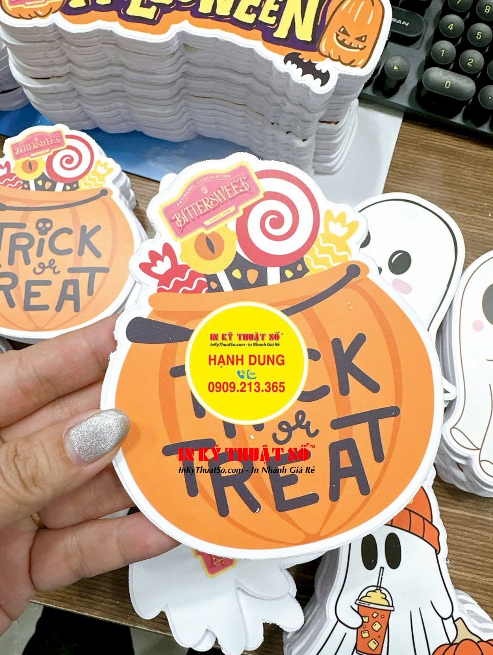 In mô hình PP Formax Halloween pumpkin bí ngô, bóng ma trang trí cửa hàng, lớp học Anh ngữ, mầm non, công ty - INKTS2646 - In Kỹ Thuật Số Since 2006 - Ảnh: 5