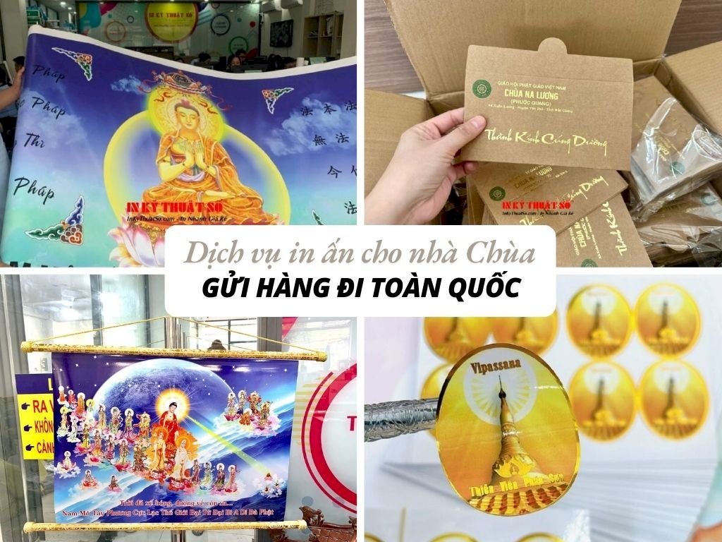 Dịch vụ in ấn cho nhà chùa, in ấn Phật giáo theo yêu cầu TPHCM