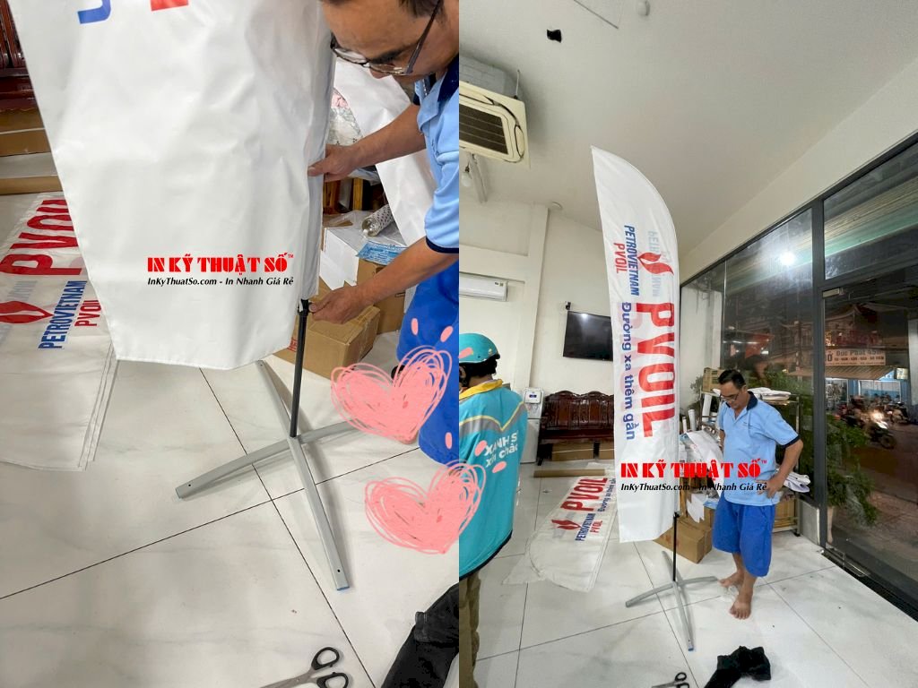Cờ đuôi nheo, cờ nhiều màu, cờ phướn, cờ lụa
