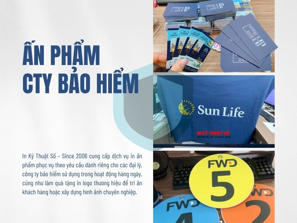 Dịch vụ in ấn cho công ty, đại lý bảo hiểm nhân thọ