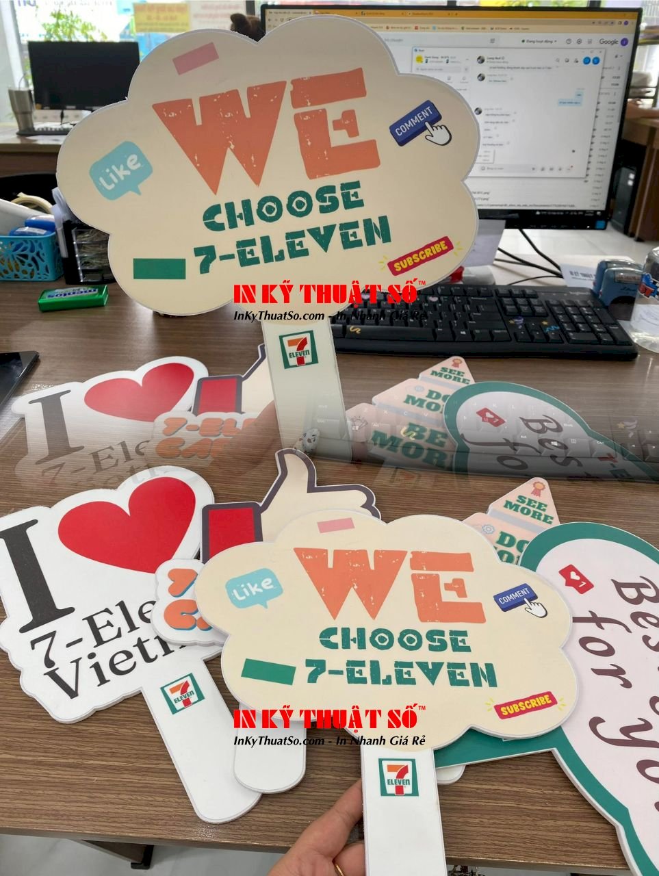 Hand-held hashtags We choose... - INKTS479