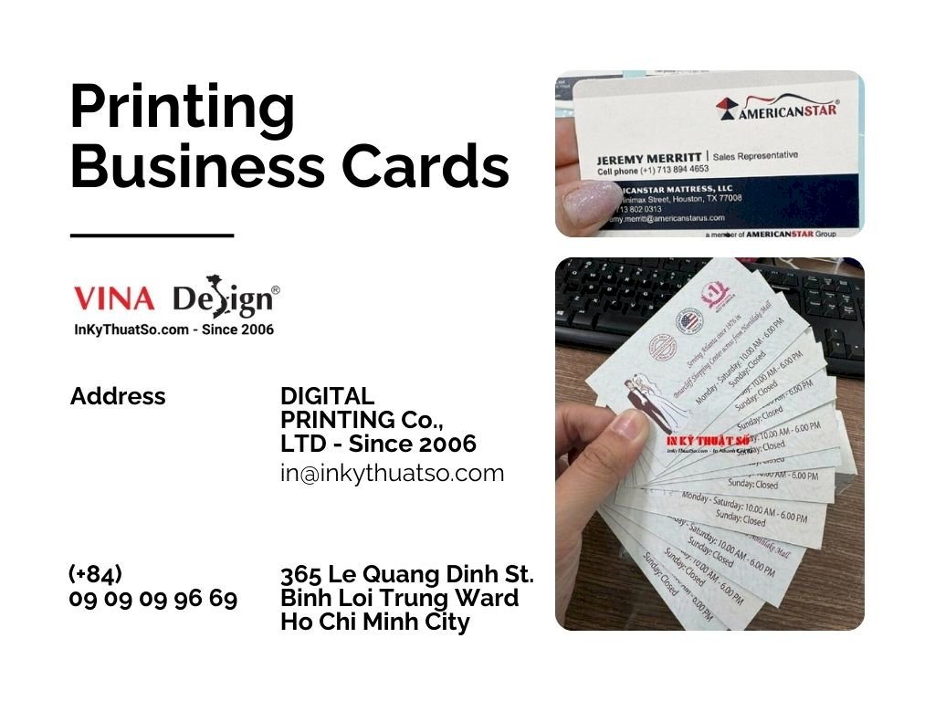 Printing Business Cards for Professional Branding - DIGITAL PRINTING Co., LTD - Since 2006