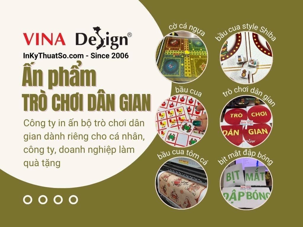 Công ty in ấn bộ trò chơi dân gian dành riêng cho cá nhân, công ty, doanh nghiệp làm quà tặng