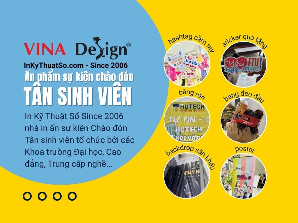 Top 5 ấn phẩm sự kiện Chào đón Tân sinh viên tổ chức bởi các Khoa trường Đại học, Cao đẳng, Trung cấp nghề