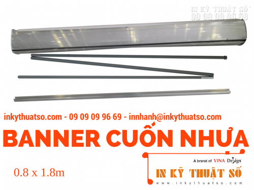 Banner cuốn nhựa loại 2