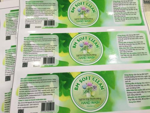 In tem nhãn nhanh - rẻ - đẹp, số lượng lớn, in tem nhãn dán sản phẩm, công ty in tem nhãn uy tín, giá rẻ