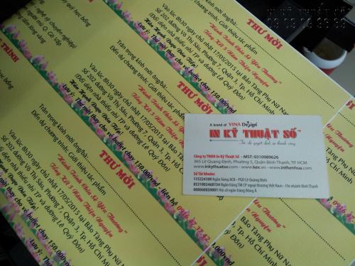 In thiệp chúc mừng ngày 20/11 Nhà giáo Việt Nam trên giấy art cao cấp