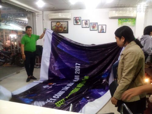 In phông bạt giá rẻ lấy ngay - giá in phông bạt quảng cáo