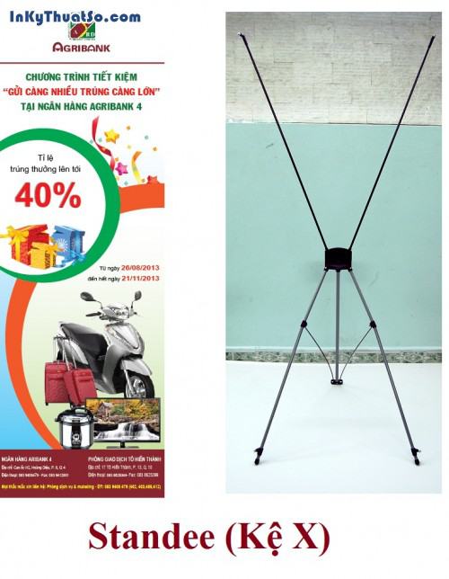 Bảng báo giá Standee - Banner từ tháng 10 năm 2013