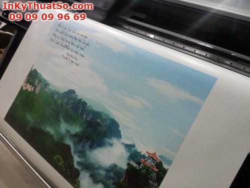 In lịch tranh thủy mặc