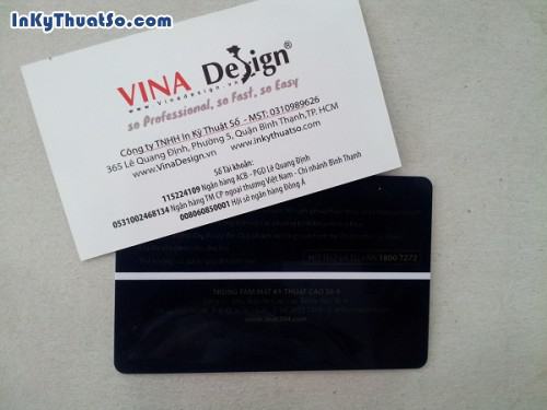 In name card bằng nhựa đẹp và ấn tượng hơn