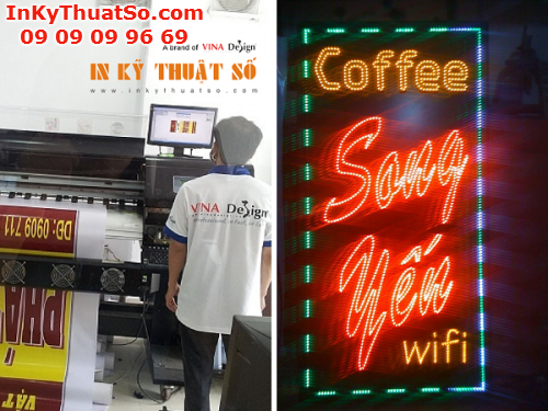 Làm bảng hiệu với đèn LED
