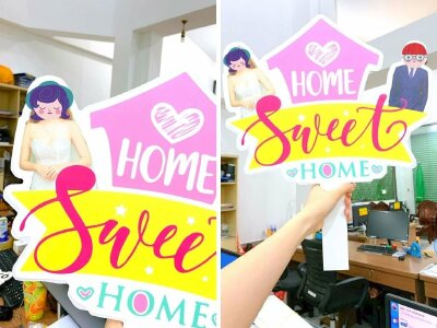 In hashtag đám cưới - Home Sweet Home - INKTS439