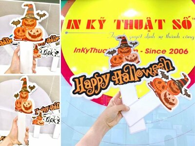 Biến hóa căn phòng ma mị nhờ vật dụng làm từ decal cho ngày Halloween