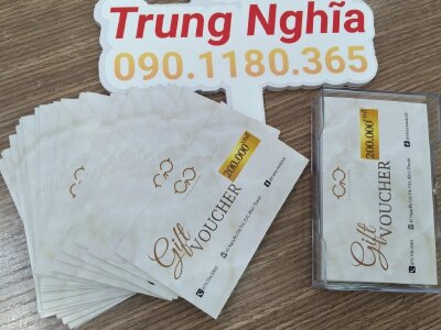 In gift voucher cửa hàng kính mắt, phiếu quà tặng tiệm mắt kính - INKTS566