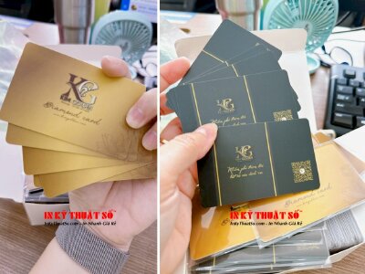 In thẻ khách hàng thân thiết VIP diamond card cho massage trị liệu cổ truyền - INKTS591