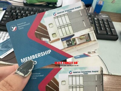 In thẻ Membership Card cho bệnh viện quốc tế - INKTS562