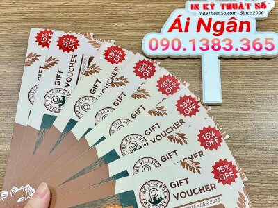 In voucher giảm giá cafe, quán cà phê - INKTS588