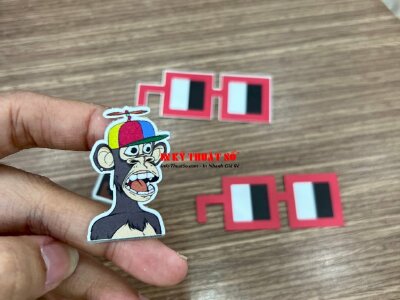 Sticker inox xước in UV - INKTS550