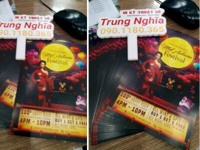 In tờ rơi flyer happy hour quán beer, tờ rơi tiếng Anh - INKTS710