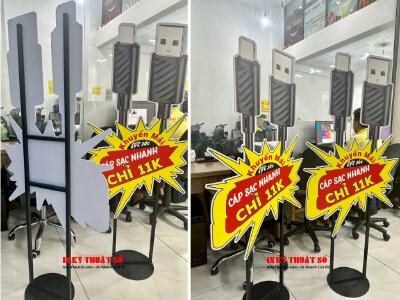 Chân standee ngoài trời mô hình sản phẩm quảng cáo khuyến mãi - INKTS892