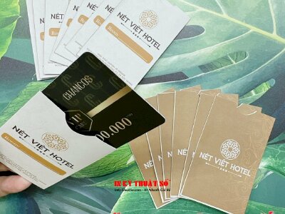 In bao giấy đựng thẻ nhựa khách sạn - INKTS866