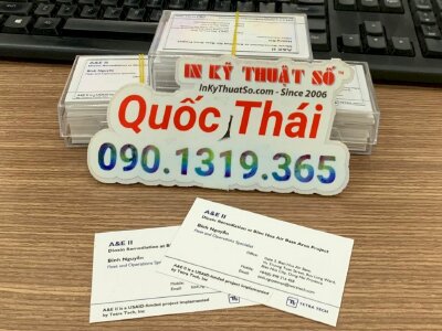 In danh thiếp lấy liền, danh thiếp Feet and Operations Specialist - INKTS1160