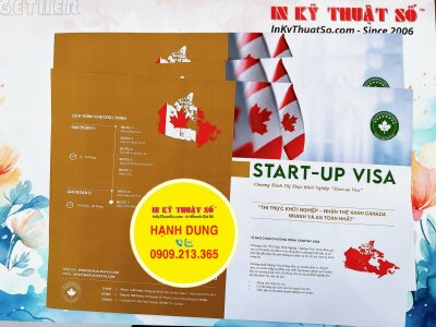In ấn brochure giới thiệu chương trình Visa khởi nghiệp Start-up Canada - INKTS1392