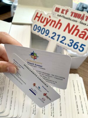In card visit Trưởng đại diện công ty Station Manager tại Việt Nam bằng tiếng Anh - INKTS1385