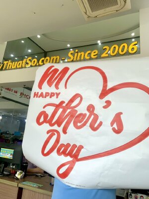 In bế chữ Decal sữa Happy Mother's Day Gifts for Her dán cửa kính store cửa hàng - INKTS1471
