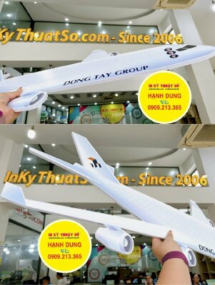 Làm mô hình formex máy bay,  Airplane formex in logo công ty - INKTS1580