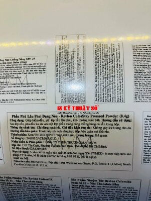 In tem phụ hàng hóa nhập khẩu sản phẩm hóa mỹ phẩm, trang điểm làm đẹp - INKTS1733